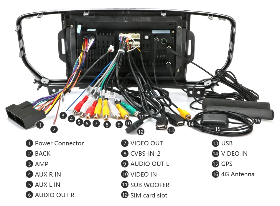 " 2 DIN Android Автомагнитола для KIA Sportage 4 QL KX5- RDS DSP Авто Аудио 2 ГБ+ 32 ГБ сенсорный экран gps навигатор+ рамка