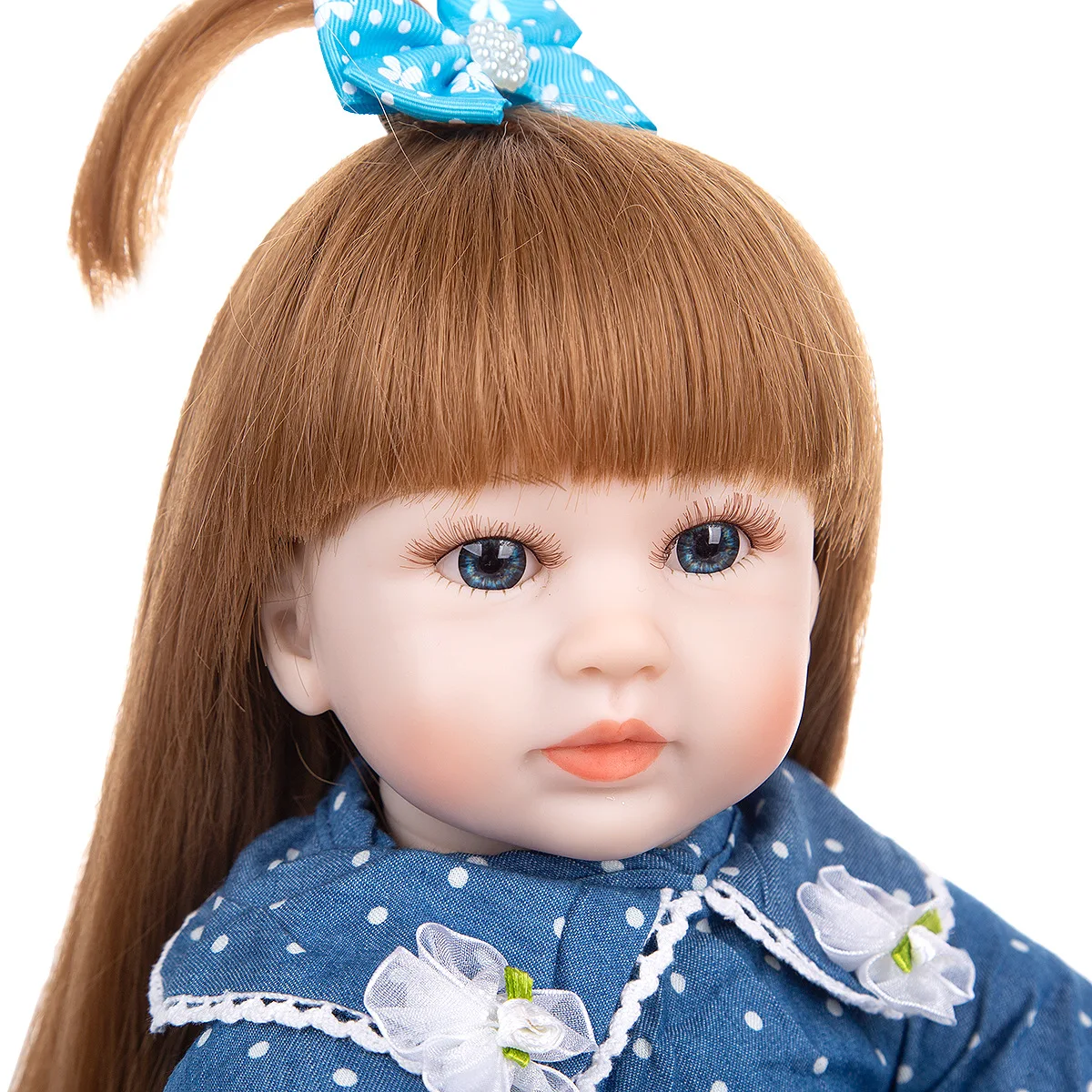 

KEIUMI 48Cm Realistic Baby Reborn Doll Cloth Body Toddler Baby Dolls Lifelike Newborn Dolls Toys Christmas Original Doll Girls