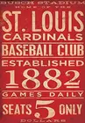 Жестяной знак St. Louis Cardinals, металлический декор, магазин художественного бейсбола A169, жестяной знак 7,8 дюйма 11,8 дюйма