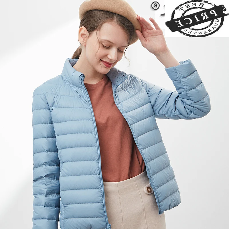 

Women's Down Jacket Coat Female Ultra Light Down Jacket Women Autumn Winter Clothes Plus Size Casaco Feminino Inverno TD333aL