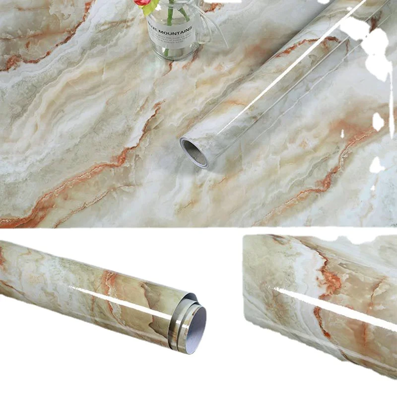 3 м/5 м/10 м Мрамор узор Кухня плита Водонепроницаемый Стикеры ПВХ Самоклеящиеся