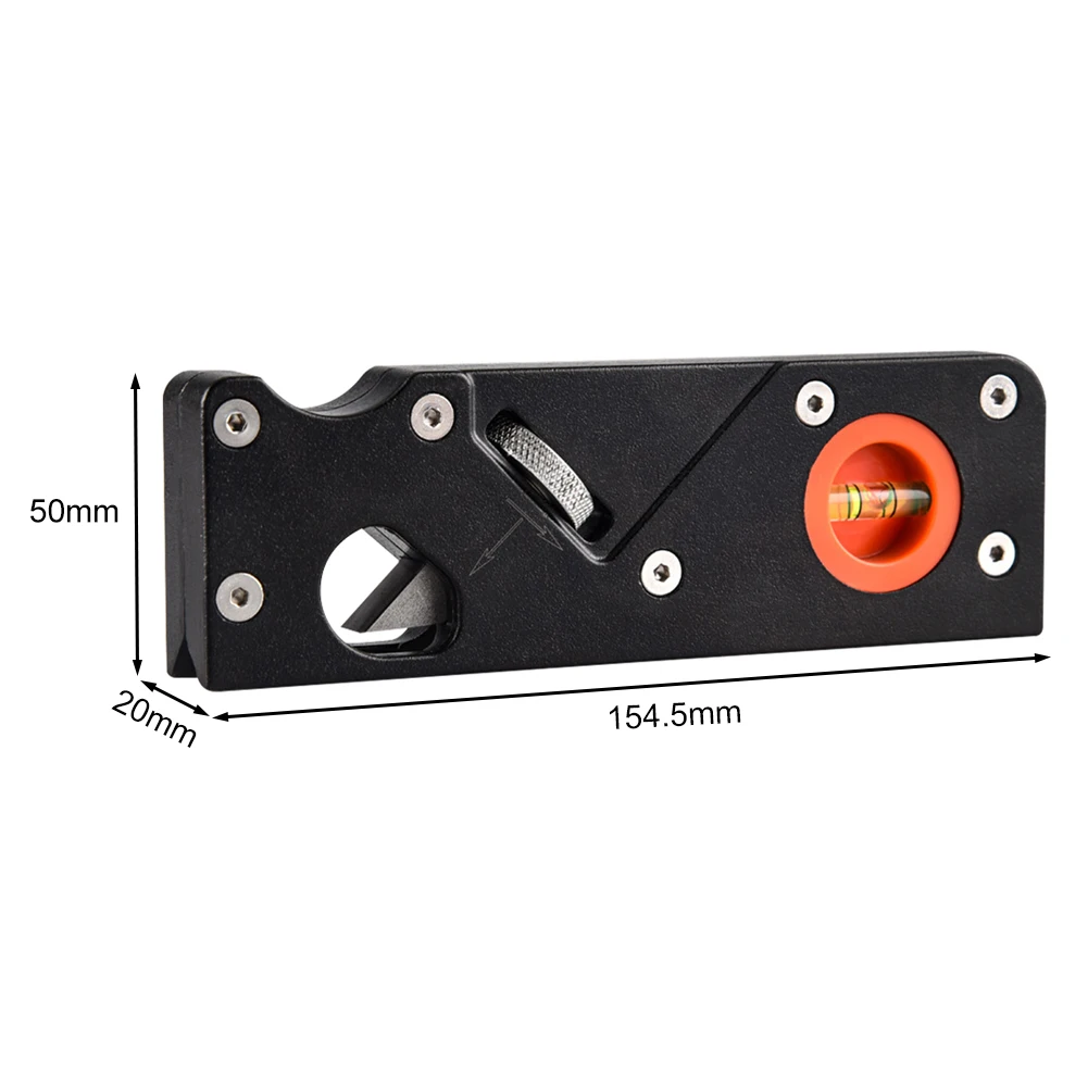 

Woodworking Hand Corner Shaving Planer Mini Hand Tool 45 Degree Angle Oblique Angle Edge Carpenter Wood Planes w/Spirit Bubble