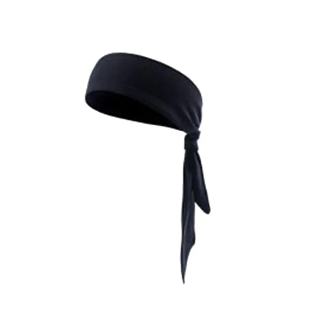 Унисекс одноцветные эластичные спортивные тренировочные головные уборы для