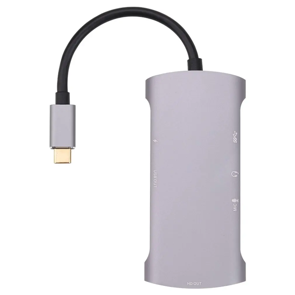 Док станция 6 в 1 с разъемами Type C и HDMI|USB-хабы| |
