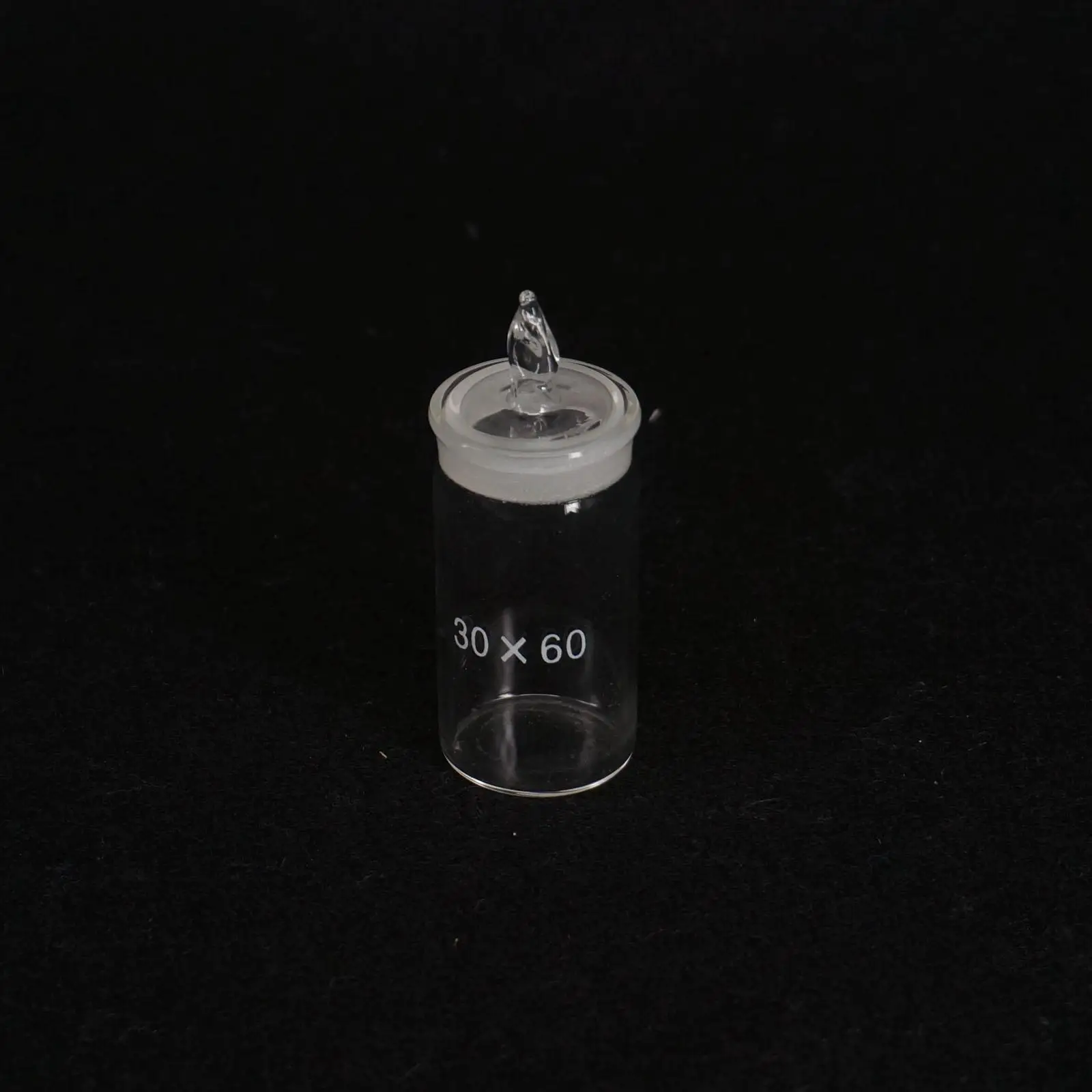 

30x60mm Diameter x Height Lab Glass Weighting Bottle with Ground Glass Stopper
