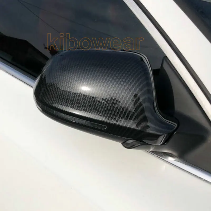 Боковое зеркало крышки для Audi A6 C6 4F A4 A5 B8 8K Q3 (Carbon Look) SQ3 A8 D3 S4 S5 S6 S8 2008 2009 2012 A3