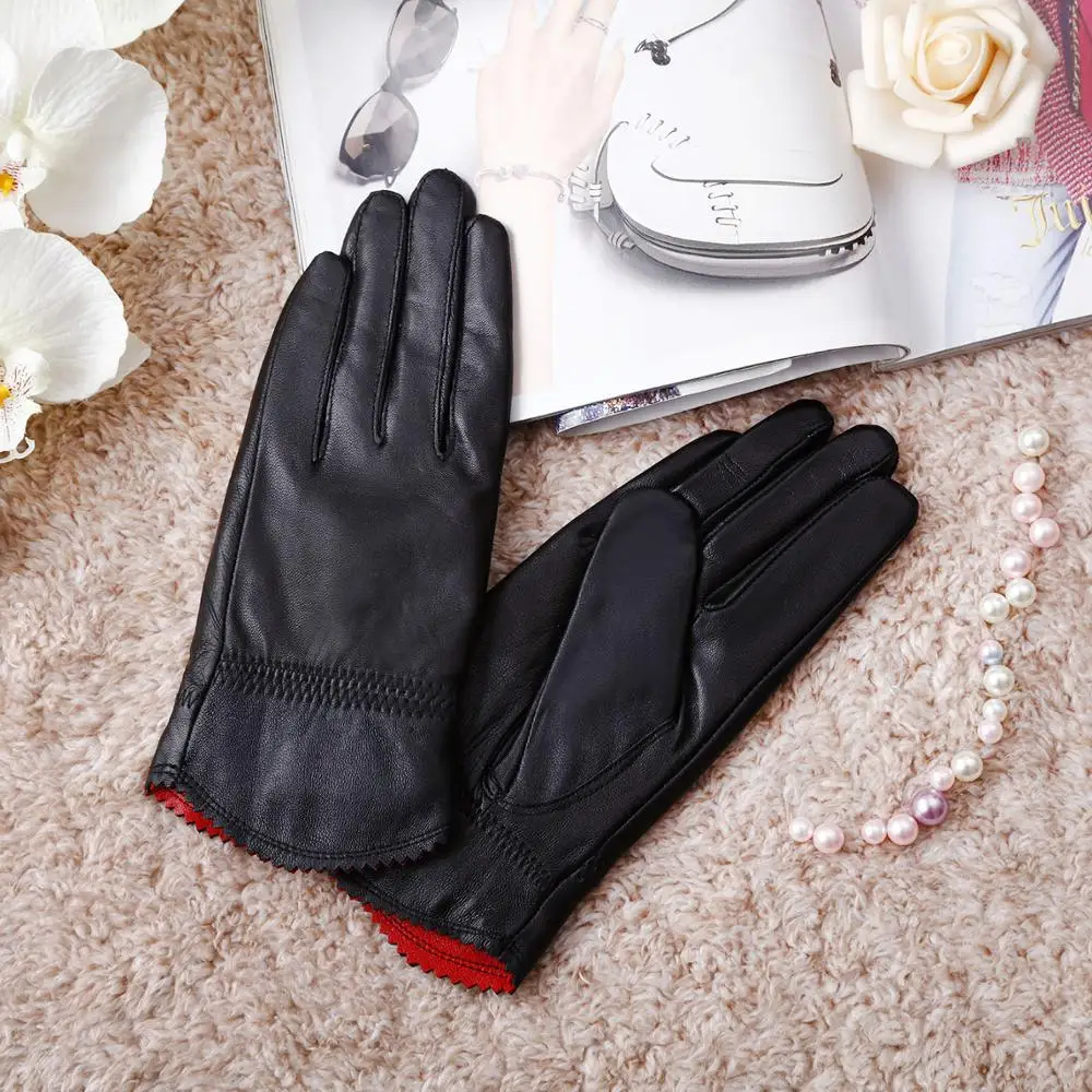 Женские перчатки из натуральной кожи зимние теплые овечьей 2019|sheepskin gloves|womens thermal