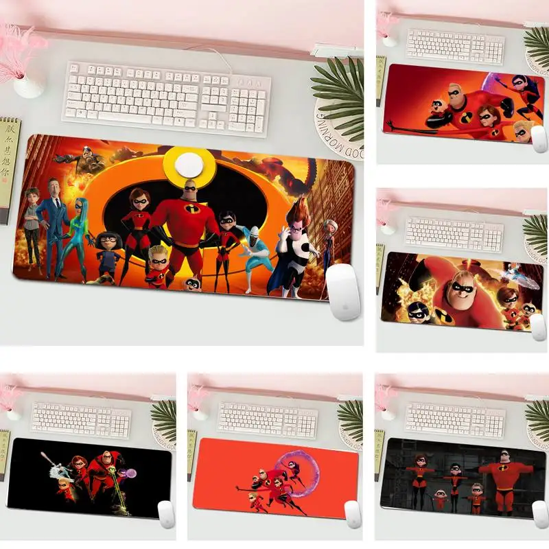 

Студийный коврик для мыши Disney, «Суперсемейка 2», большой игровой коврик для клавиатуры, ПК, настольного компьютера, планшета, игровой коврик ...