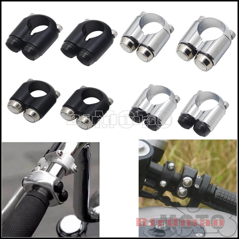 

Motorcycle Switch 22mm-25mm Handlebar 2/3 Button M-Switch Hand Controller Push Button Switch Gear For Harley Honda Cafe Racer