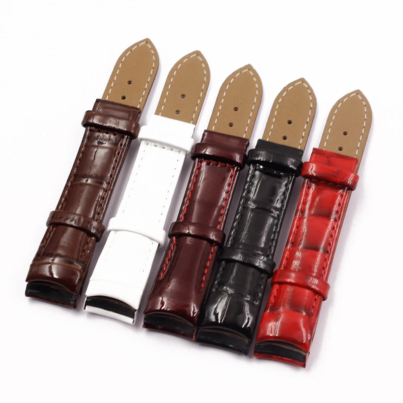 Watch accessories Suitable for Tissot strap 1853 library T035 strap female T035210 T035207A leather strap 18mm