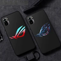 republic of gamers rog phone case for huawei p40 p20 p30 mate 40 20 10 lite pro nova 5t p smart 2019