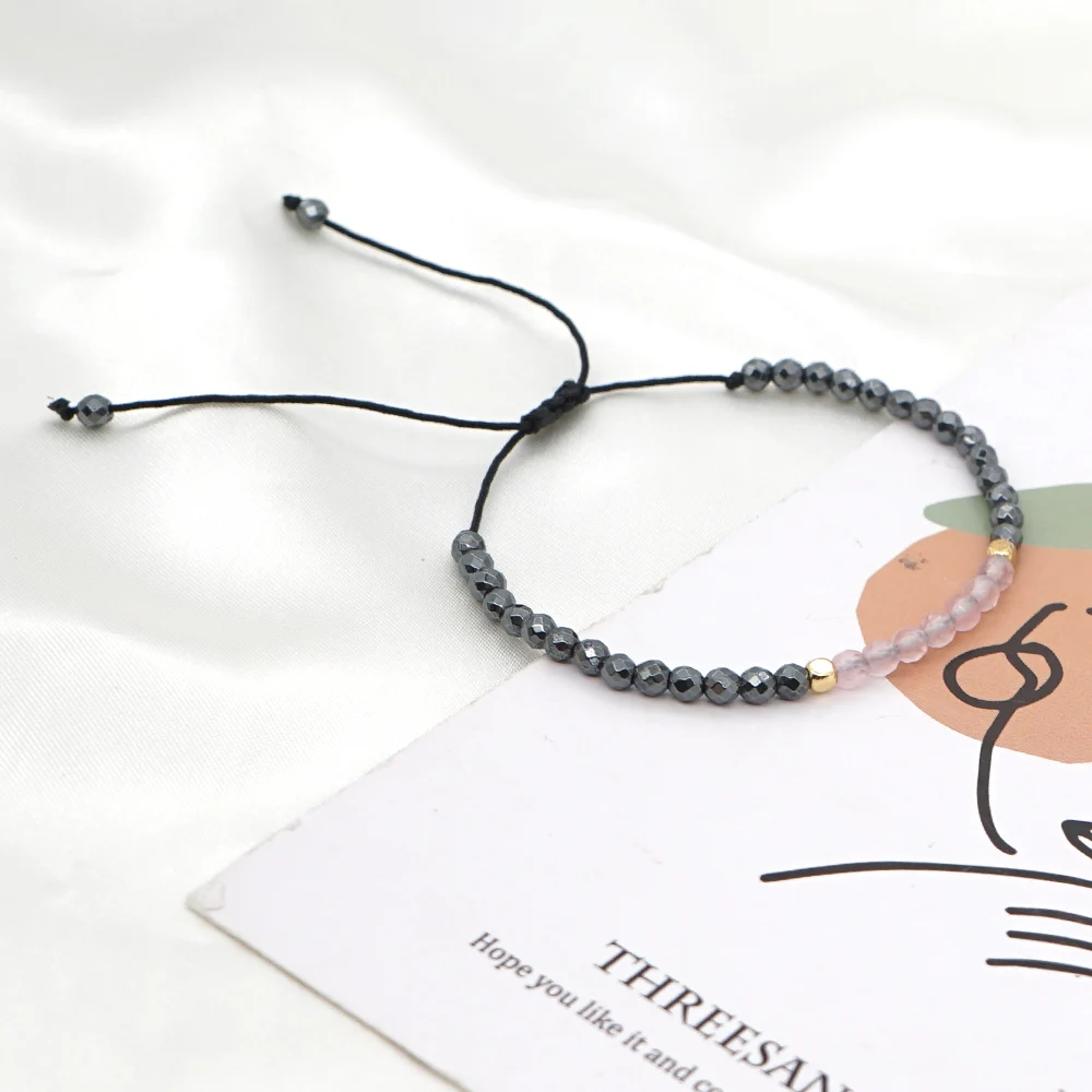 Браслеты Go2Boho из натурального камня для девочек ювелирные изделия бисера браслет