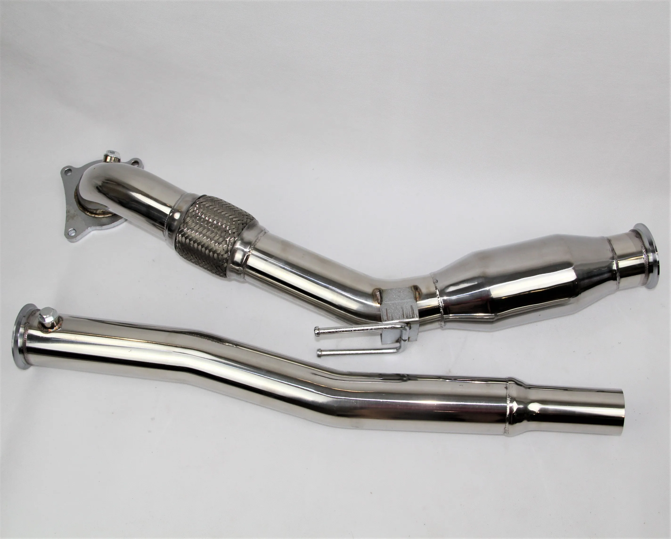 3inch 200cell cat turbo downpipe exhaust pipe for vw mk5 mk6 gti ea888 ea113 audi tt tts | Автомобили и мотоциклы