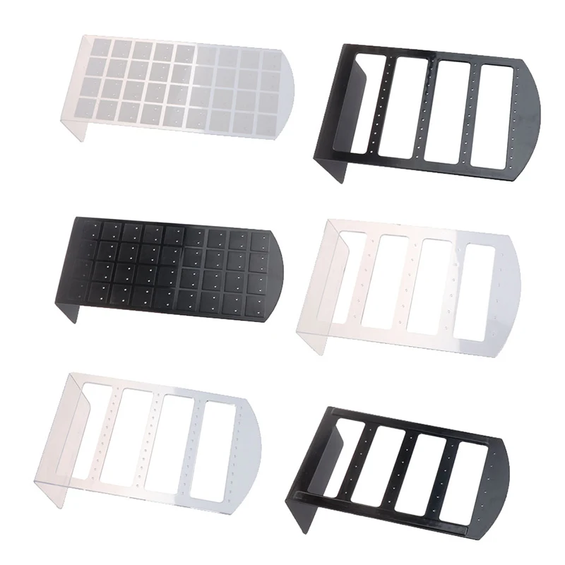 

48/24Holes Earrings Ear Studs Jewelry Show Plastic Jewelry Display Rack Stand Organizer Holder