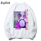 Vaporwave толстовка мужская забавная Harajuk Sad Girl Ретро аниме уличная японская Эстетическая Мужскаяженская верхняя одежда, толстовки сексуальные унисекс