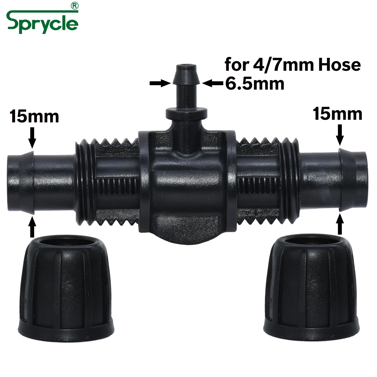 Тройник для шланга SPRYCLE 10 шт. от 16 мм до 4/7 резьбовой замок переходник полива сада