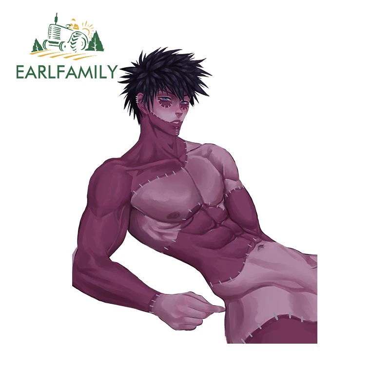 

EARLFAMILY 13cm x 10.7cm for My Hero Academia Dabi Car Stickers Waterproof Scratch-Proof Decor Laptop Decals JDM Vinyl Car Wrap