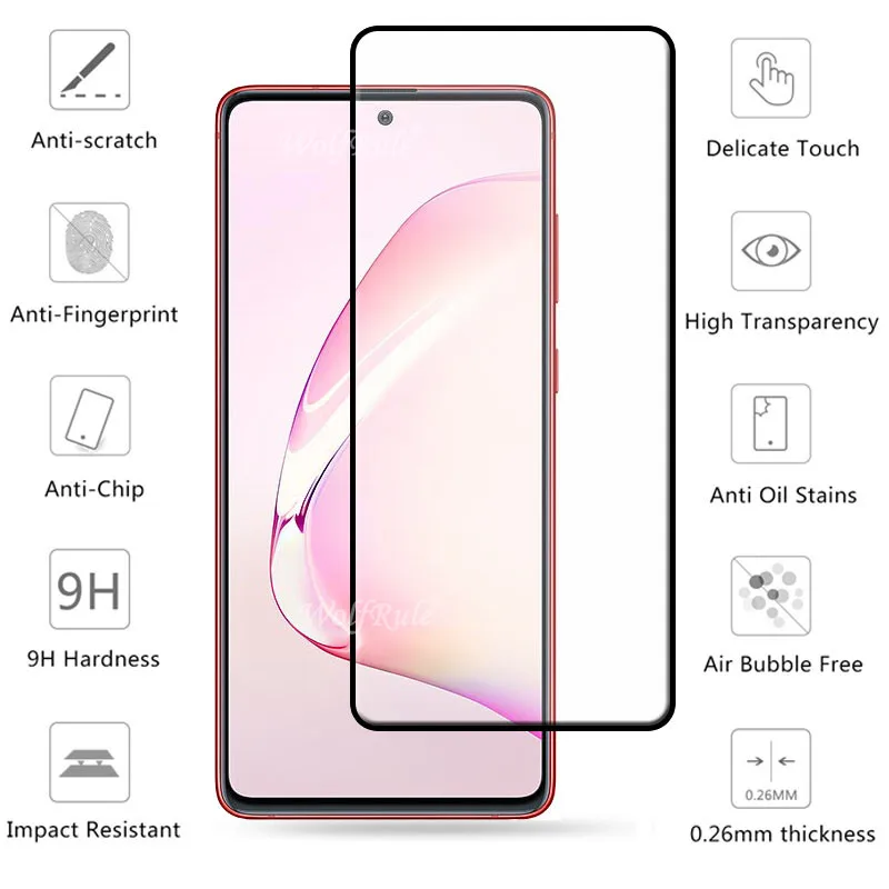 full cover glass for samsung galaxy note 10 lite glass for samsung note 10 lite phone film for samsung note 10 lite lens glass free global shipping