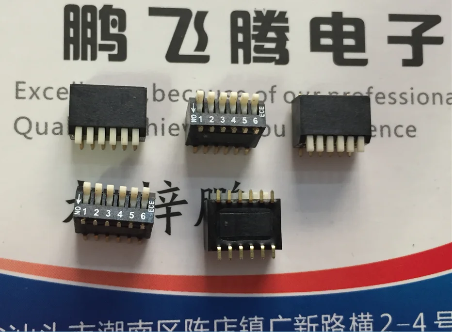 1 шт. тайваньский патч ECE EHP106EC SMD1.27 интервал переключатель кода набора 6-битный