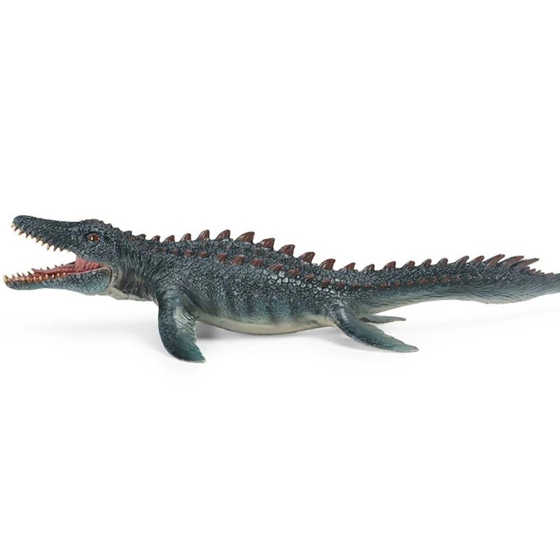

Simulation Static Marine Animal Model Ornaments Movable Jaw Mosasaur Kids Toy