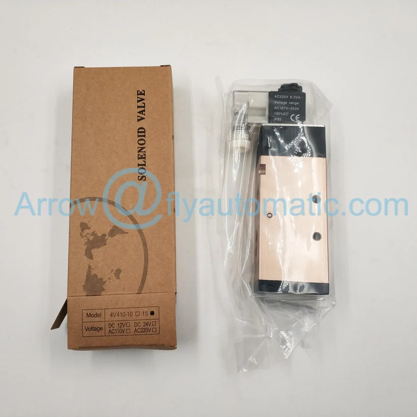 4V410-15 1/2 &quot &lt Airtac Тип&gt дюйма 5 портов 2 Позиции электромагнитный клапан |