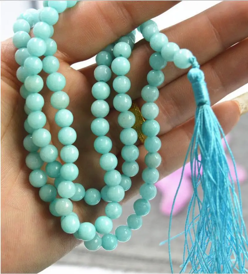 Модные ювелирные изделия Бесплатная доставка горячие 6 мм камень буддийский 108