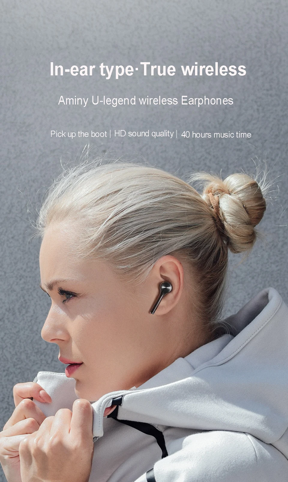 Aminy TWS, Bluetooth 5,0, настоящие беспроводные наушники, Hi-Fi стерео наушники, Спортивные Беспроводные наушники с дисплеем для зарядки аккумулятора