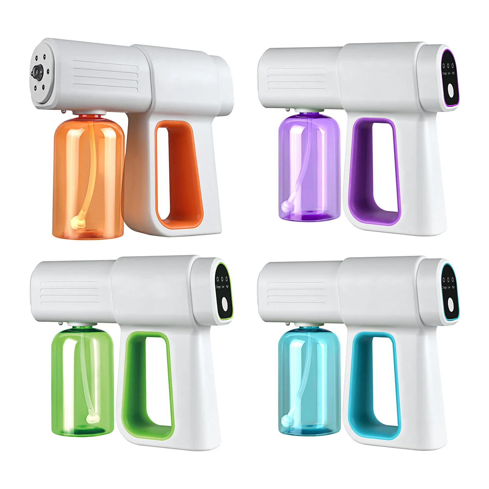 

Household USB Wireless Nano Disinfectant Atomizer Steam Gun Sprayer Rechargeable Mist Maker Office Home School Garden 2600mAh
