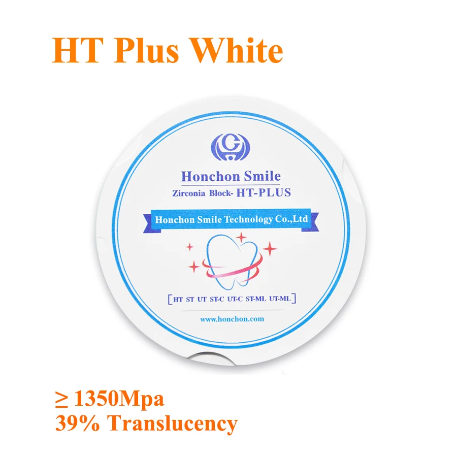 

Внешний диаметр 95 мм, Магнитный блок циркония для системы CADCAM цирконов высокой прочности 1350 МПа