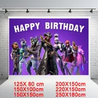 250X180cm Fortnite тематическая вечеринка на день рождения украшение для фотографии фон для фотосъемки в стиле детского дня рождения фон дети мальчики подарок