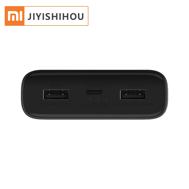 

Mi Power Bank 20000mah PLM07ZM Portable Charger Dual USB Two Way Quick Charge Mi Power bank 3