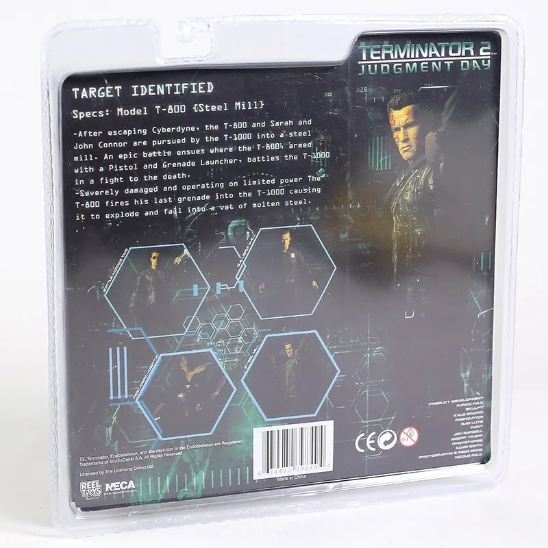 NECA Терминатор 2 фигурку T 800 Сталь мельница ПВХ фигурка игрушки 7 &quot18 см|figure toy|toys free