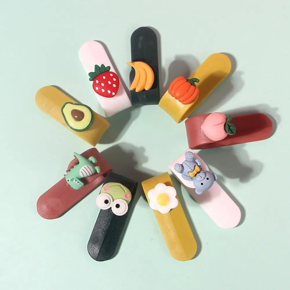 

10Pcs Cute Cartoon Hooks Small Creative Funny Sticky Hooks Bathroom Storage Holders Nail-free Glue Kitchen Wall Hanging Key Hook