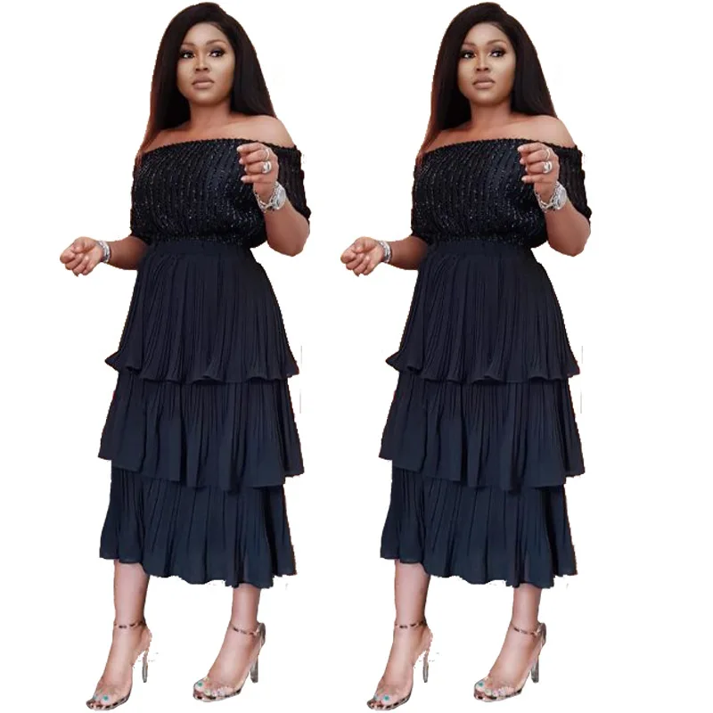 Новинка хит продаж шифоновое Плиссированное сексуальное платье без бретелек с