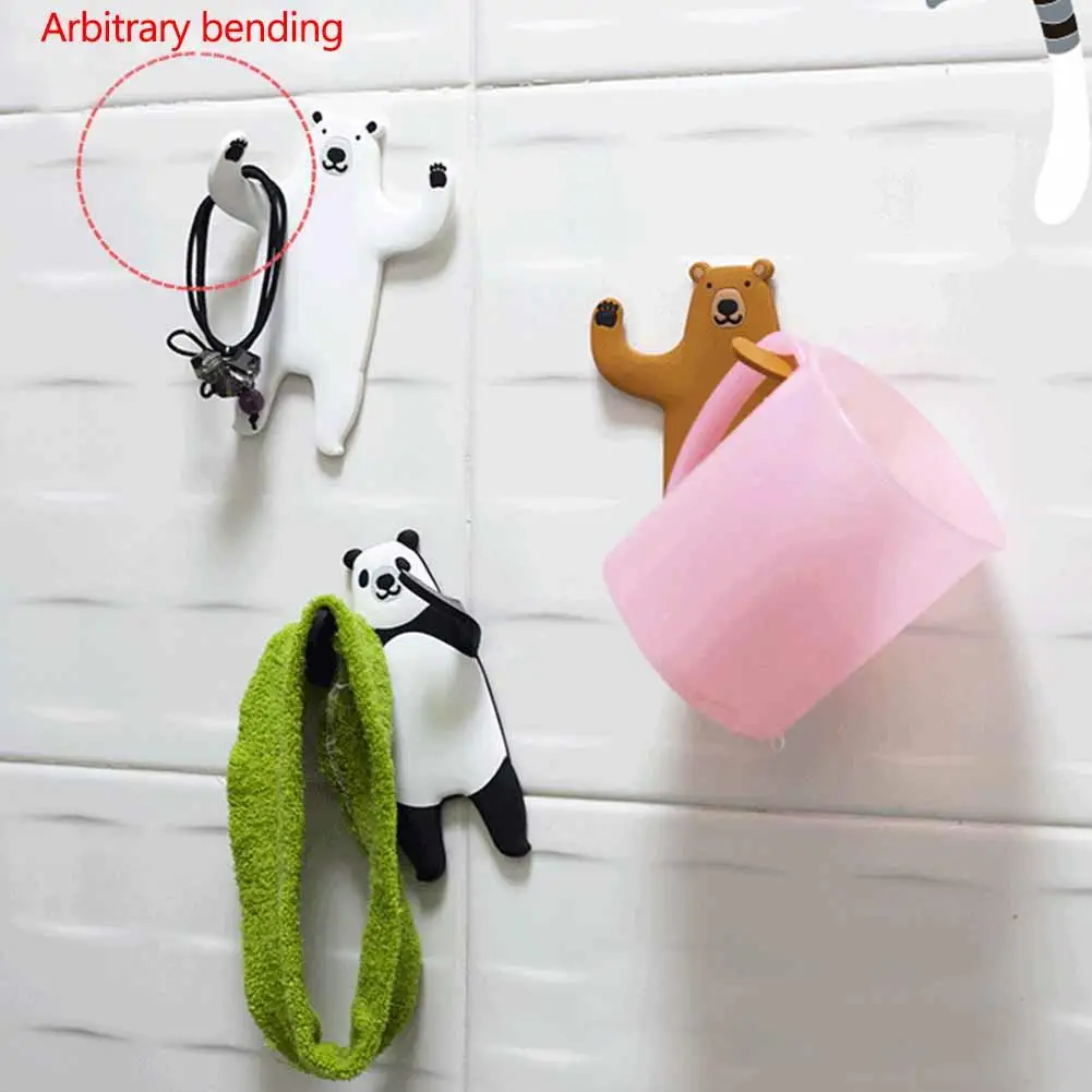 3 шт./компл. Милая собачка кошка медведи настенное крепление держатель для ключей