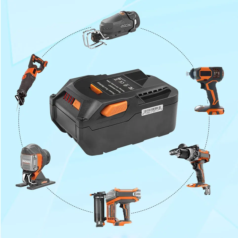 20212 packs of 18V 4.0Ah lithium ion replacement battery compatible with RIDGID R840087 R840083 R840086 drill | Электроника