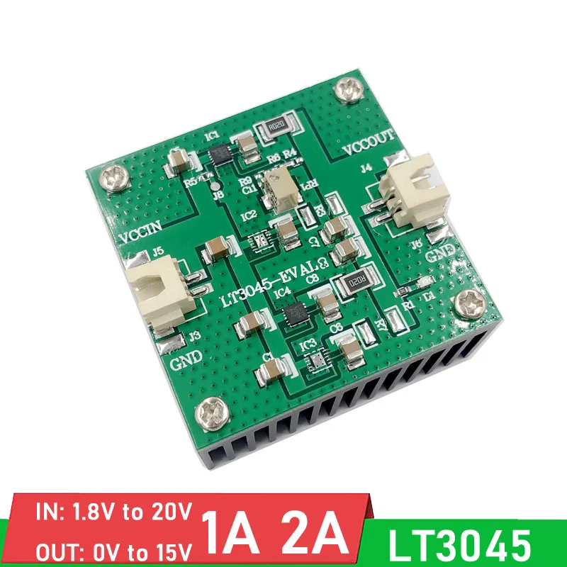 

LT3045 module 1A 2A Single power Low Noise Linear Regulated IN 1.8V -20V 12V 19V OUT 0V -15V 5V 9V FOR RF Amplifier Ham Radio