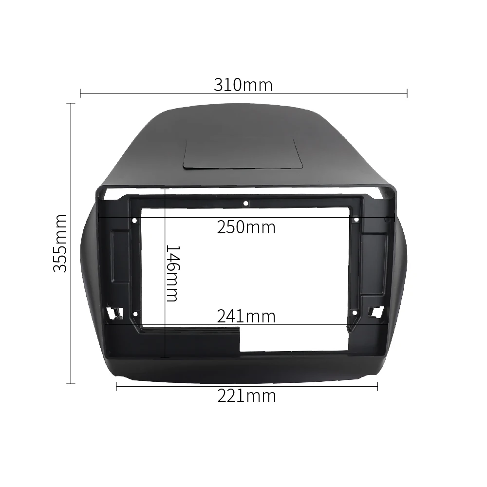 Радиоприемник Fascia Для HYUNDAI TUCSON IX35 2010 10 1 дюймов стерео GPS DVD-плеер монтажная панель