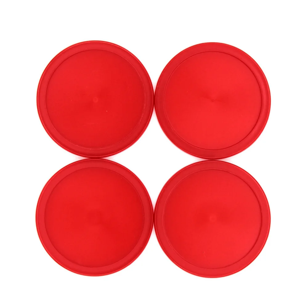 

8pcs 96mm Air Hockey Pushers Pucks Replacement for Game Tables Goalies Header Kit Air Hockey Equipment Accessories (Red)