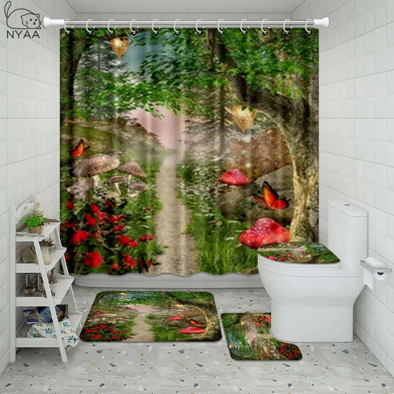 Набор штор для душа Vixm водонепроницаемый набор ванной|Наборы аксессуаров ванной|