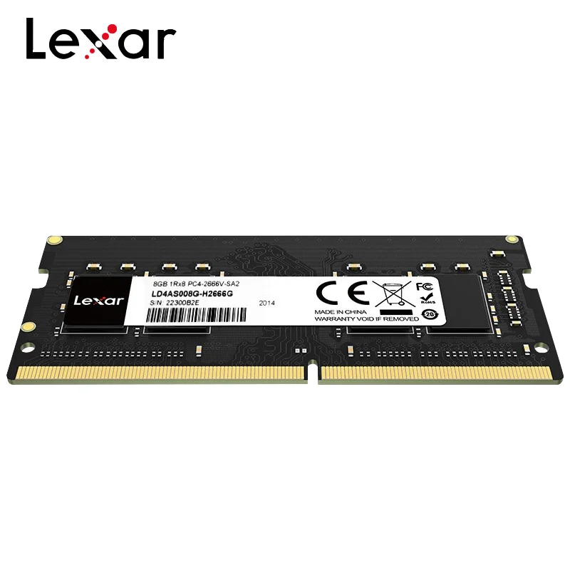 100% Original Lexar Ram DDR4 4GB 2666MHz Memory 8GB 16GB High Compatible Computer Ram For Notebook Laptop