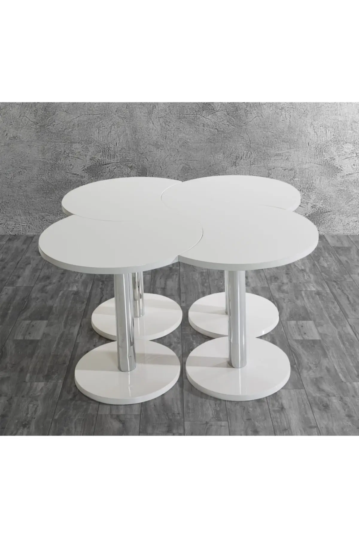 

Clover Medium Coffee Table-Zigon Coffee Table MADE IN TURKEY