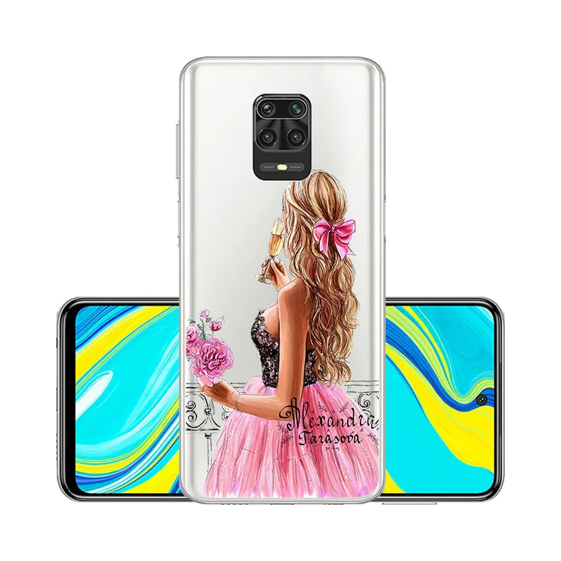 

Transparent Case For Xiaomi Redmi 9C Case 9A 10X Mom Baby Girl Case For Xiaomi Redmi Note 9 Pro Max 9S Phone Capa Redmi 9C NFC