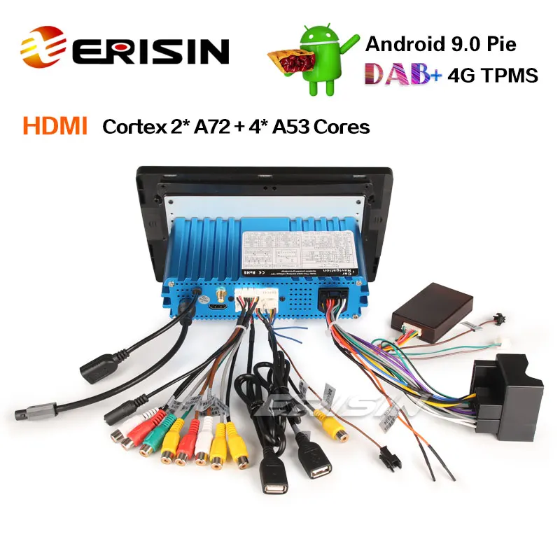 Erisin ES6281E 8 &quotAndroid 9 0 автомобильное радио стерео DAB + GPS OBD2 SatNav для Mercedes Benz E/CLS/G Class W211 |