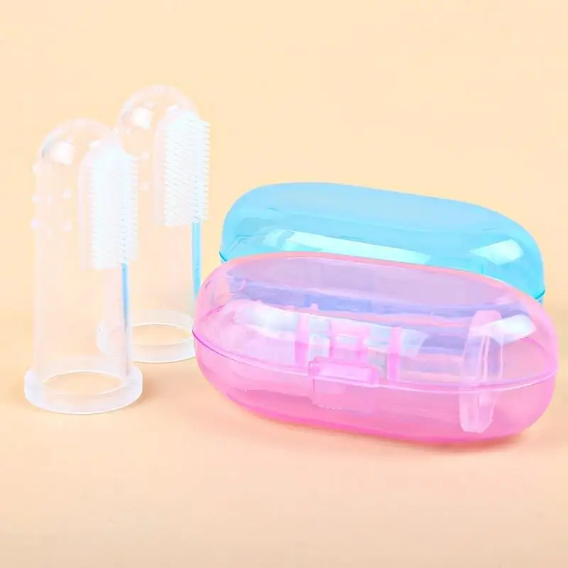 Силиконовая зубная щетка для детей держатель детской зубной щетки инструмент