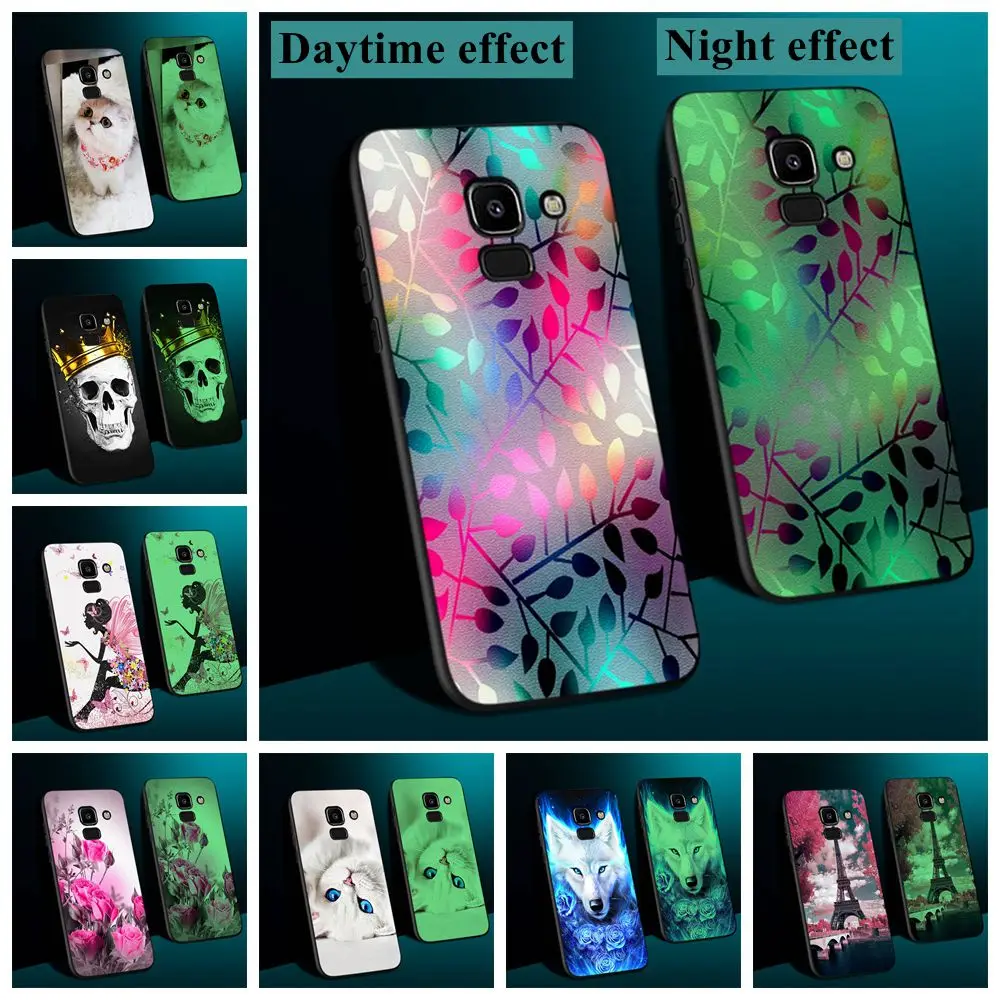Светящийся чехол для samsung Galaxy A10 A20 A30 A40 A50 A60 A70 Крышка для samsung Galaxy A6 A7 A750 кожи Funda светящийся чехол