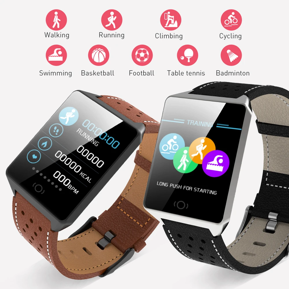 Смарт часы CK19 IP67 Bluetooth шагомер пульсометр цветной дисплей|Смарт-часы| |