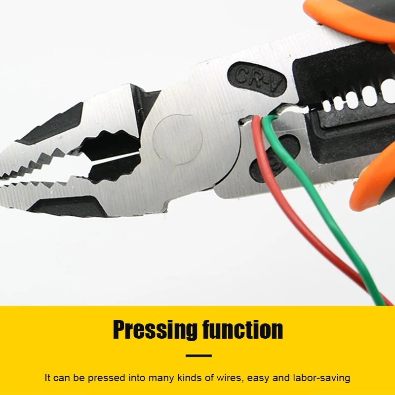 Плоскогубцы электрики обжимной инструмент 9-дюймовый для зачистки проводов