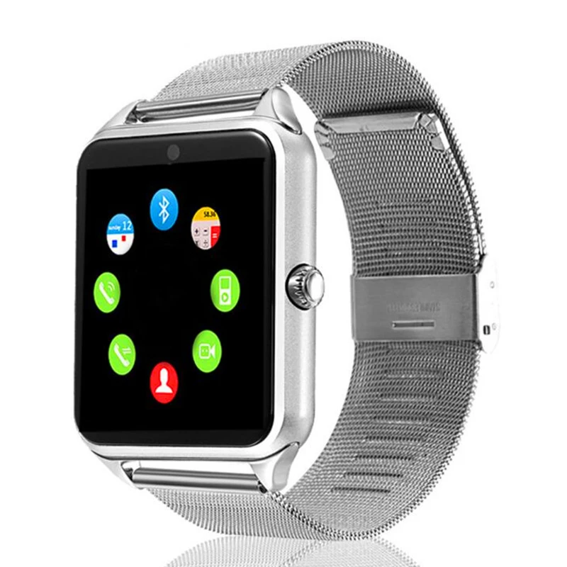 FXM цифровые часы Z60 Смарт-часы для мужчин GT08 Plus металлический ремешок Bluetooth