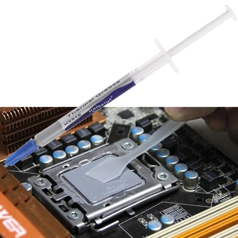 

10Pcs/Set HY510 Thermal Grease Compound Silicone CPU Heat Sink Cooling Paste K1AA
